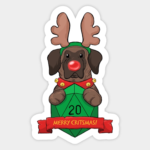 Merry Critsmas Tonka Sticker by DnDoggos